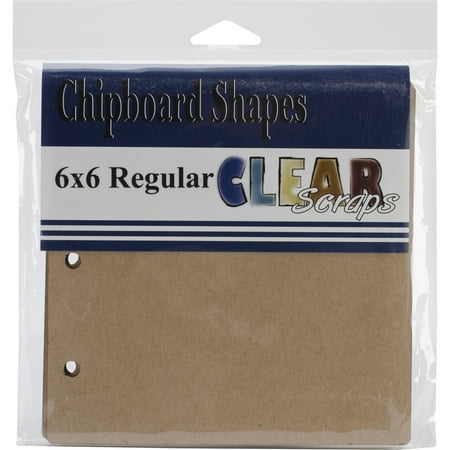 Tabbed Chipboard Album - Clear Scraps Chipboard Album, 6