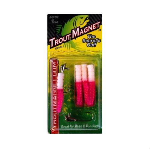 Leland 87675 Trout 9pc. Pack White And Pink 7 Bodies and 21/64
