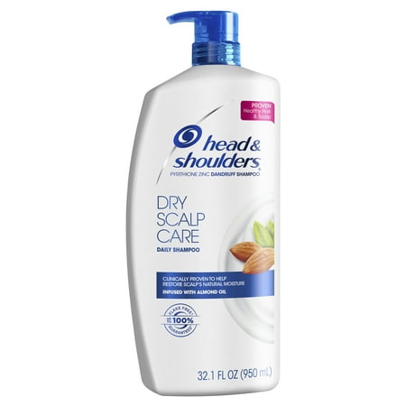 Head and Shoulders Dry Scalp Care Daily-Use Anti-Dandruff Shampoo, 32.1 fl (Best Shampoo For Limp Hair)