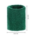 thumbnail image 3 of Naiovety Muñequera unisex de algodón de felpa para deportes, muñeca, tenis, Yoga, brazo Ropa Deportiva, Zapatos verde militar, 3 of 5