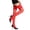 Red(1 Pack), variant on Thigh High Stockings for Women - 15D Sheer Lace Top Silicone Stay-Up Nylons Black, L