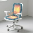 thumbnail image 2 of Heating Chair Pad, Colorful Soft Winter Warm Chair Cover, Large Comfortable Heating Cushion, Full Body Cushion Office Sitting Supplies, Cozy Seat Cushion with Waist Protection for Home Office, 2 of 5