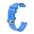 thumbnail image 1 of Reloj de silicona con patrón de rombo, pulsera, correa de silicona, reemplazo para Garmin / HUAWEI / Samsung 20 mm, azul cielo Inevent EL2641-10, 1 of 7