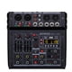 thumbnail image 1 of Mezclador de audio BOMGE 04M de 4 canales con USB Bluetooth 24 efectos, 1 of 9