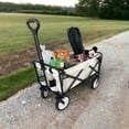 thumbnail image 3 of Carrito Vagon Plegable CJR Multiusos Con Ruedas Camping blanco, 3 of 8