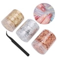 thumbnail image 1 of Plata 3 Piezas De Lámina De Oro De Imitación Escamas Brillo Uñas Hoja De Cobre DIY Manicura Papel De Aluminio De Plata, 1 of 7