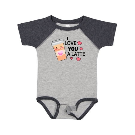 

Inktastic I Love You a Latte with Coffee Cup Gift Baby Boy or Baby Girl Bodysuit