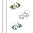 thumbnail image 1 of Wired Earphones, Dual Magnetic Coil Combination Earphones, in Ear Interchangeable Cable Hifi Earphones(with Microphone), 1 of 5