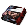 thumbnail image 4 of Chucky Horror Movie Flannel Blankets Soft Plush Throw Blanket Fuzzy Cozy Luxury Air Conditioner Blanket for Bedroom Sofa 30"x40", 4 of 8