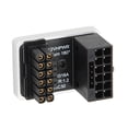thumbnail image 2 of 16P to 16P GPU PCIe Connector, 180 Degrees Angled Graphics Card Power Adapter, Aluminium Alloy Housing, Exquisite Design, Plug and Play with 600W Power, for Desktop Computer, 2 of 7