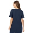 thumbnail image 2 of Woman Within Plus Size Perfect Short-Sleeve V-Neck Tunic, 2 of 6