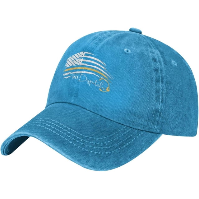 Number 911 Dispatcher Baseball Cap Adjustable Classic Vintage Low Profile Washed Cotton Dad Hat for Men