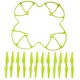 thumbnail image 1 of Protectores de Hélice Cuchillas Artículo de Quadcopter Rendimiento para Dji Verde, 1 of 9
