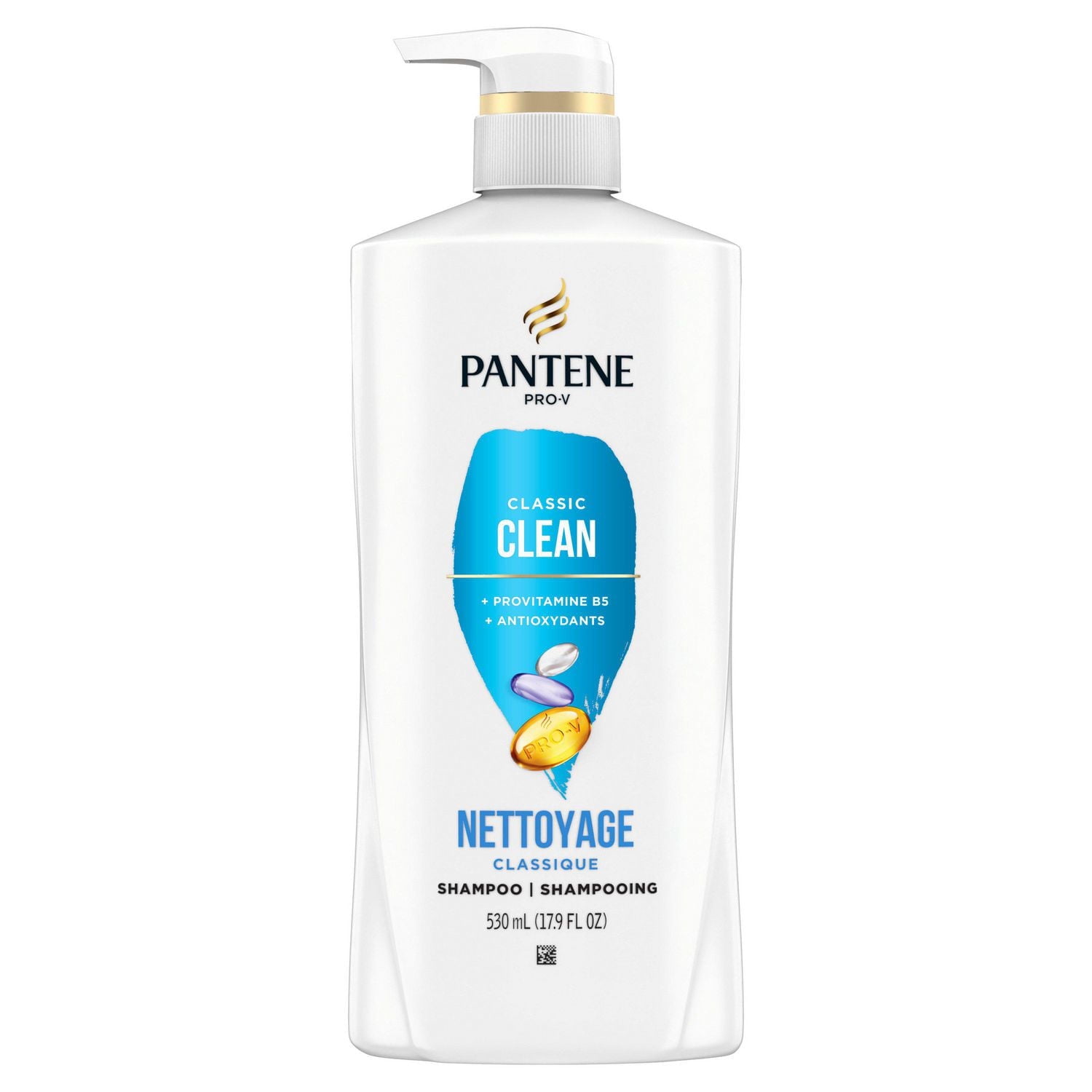 Shampooing Pantene Nettoyage classique 72 H DE NUTRITION 530 mL/17,9 OZ LIQ. 17,9 oz/530 mL