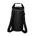 thumbnail image 2 of Mochila impermeable del bolso seco con impermeable hermética enrollable de la correa para el hombro 20L Negro, 2 of 8
