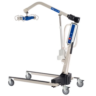 Invacare Power Body Patient Lift  Reliant 450 Battery-Powered Lift with Low Base - RPL4501 With Invacare Heavy Duty Transfer Bench - 9670U Bundle