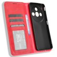thumbnail image 4 of For ZTE nubia Z60S Pro 5G Leather Case Wallet Stand Retro Texture Phone Cover - Black, 4 of 5