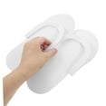 thumbnail image 3 of 24 Pairs Disposable Pedicure Slippers,10.2x4.3In White Unisex Foldable Pedicure Slippers for Nail,Salon,Wedding Shower, 3 of 6