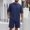 Navy, variant on Men Short Sets Outfits Mens Muscle Shirt and Men's Casual Pants Solid Color Short Sleeve Crew Neck Summer Loose Fit Oversized Jogging Track Suit with Pockets M-XXXXXL
