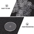 thumbnail image 3 of FRCOLOR earring backs 200pcs Clear Earring Safety Backs Earring Back Stopper Earring Pad,0.39"X0.39"X0.02", 3 of 5