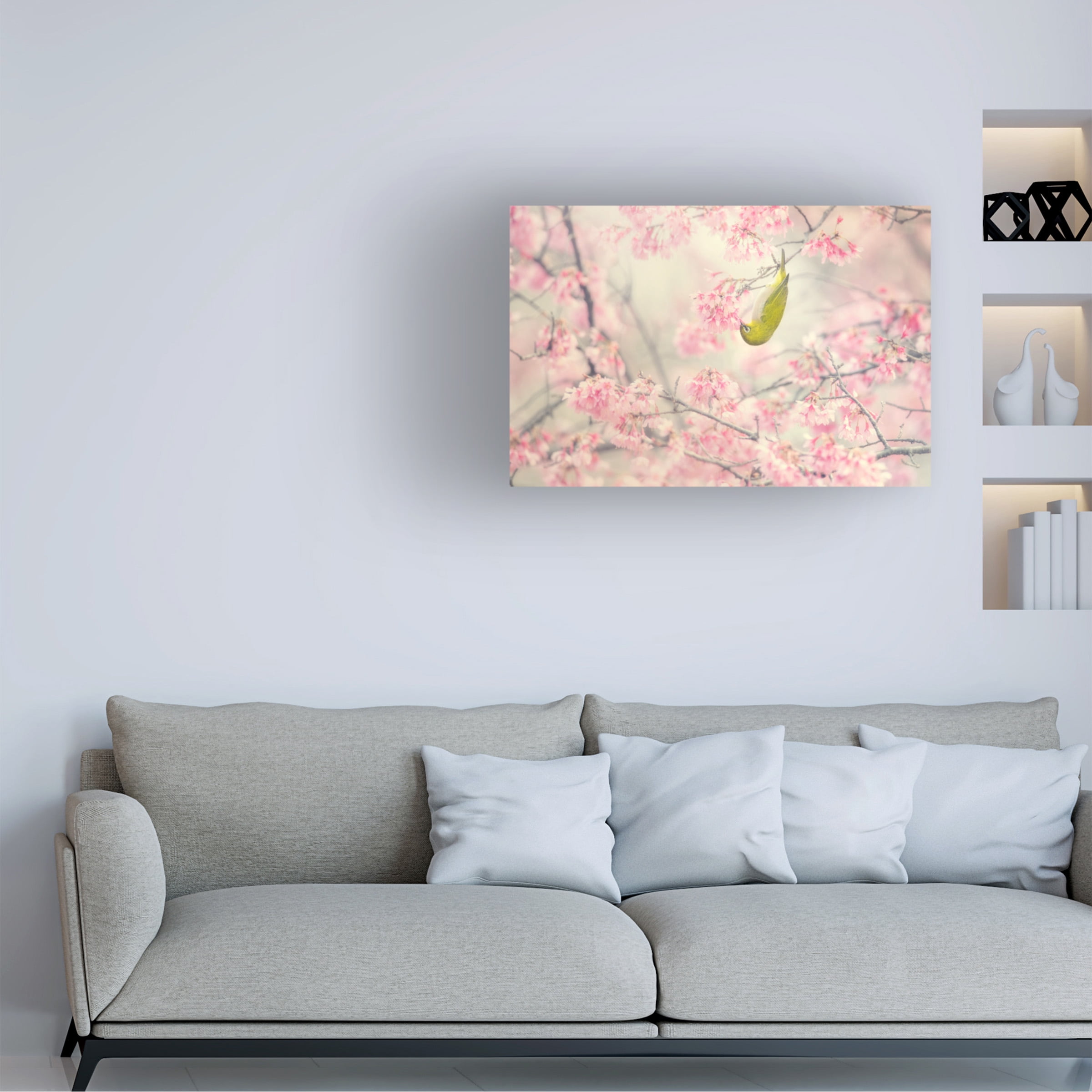 Takashi Suzuki 'Cherry Blossom Color' Canvas Art