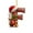 F, variant on Red Initials Christmas Ornaments for Tree 26 Letters Christmas Hanging Decorations for DIY Crafts Xmas Home Decor Personalized Gnomes Decorative Monogram Pendants with Santa Hat (D)