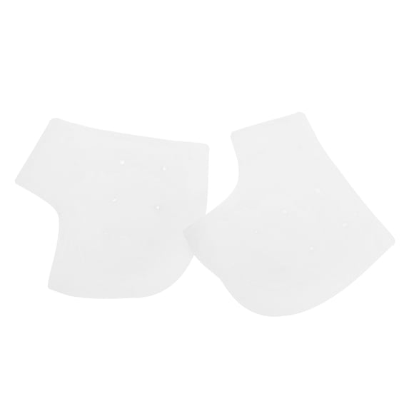 Protectores de Talón de Silicona de 1 Par para Viajar, Silicona Blanca