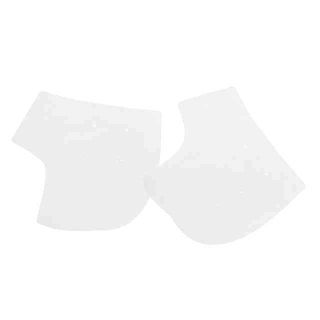 Protectores de Talón de Silicona de 1 Par para Viajar, Silicona Blanca