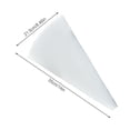 thumbnail image 4 of serony Cake Cream Bags Double Layer Lightweight Flexible Pastry Bag Seamless Design Easy to Use Flower Squeezing Sack Kitchen White Large 14 "35cm 1Set, 4 of 6