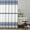 Blue, variant on Seasonwood Shower Curtain Striped with Tassel Modern Bathroom Curtains, Fabric Black and White Waterproof, 12 pcs Hooks,72x72 inch