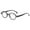 Gray, variant on Womens Gray Small Round Presbyopic Glasses Men Fashion Trendy Personalized Reading Glasses Spring Hinge Readers +1.50