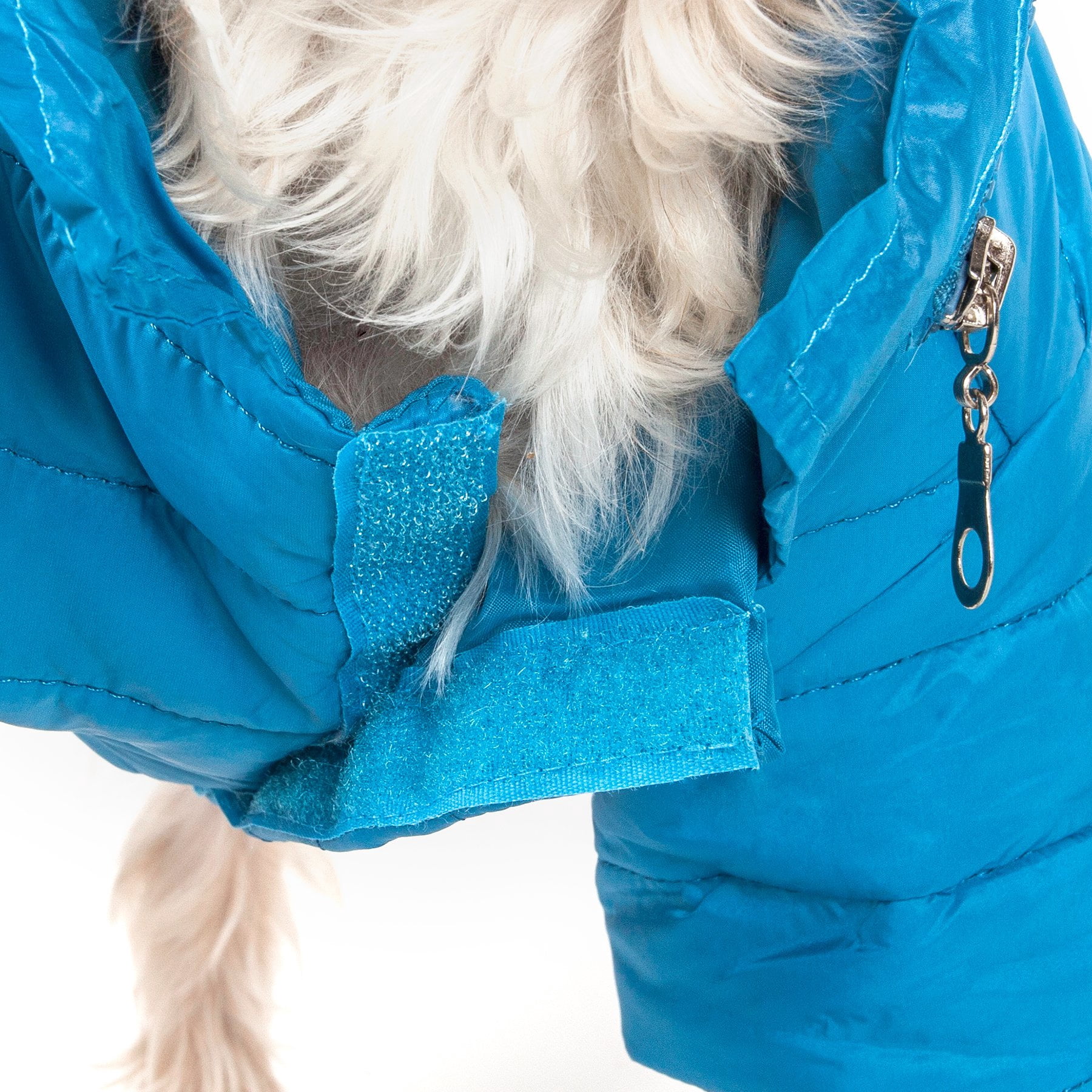 Pet Life ® Lightweight Adjustable and Collapsible 'Sporty Avalanche' Dog Coat w/ Pop-out Zippered Hood