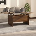 thumbnail image 1 of vidaXL Coffee Table Brown Oak 80x50x42.5 cm Engineered Wood, 1 of 5