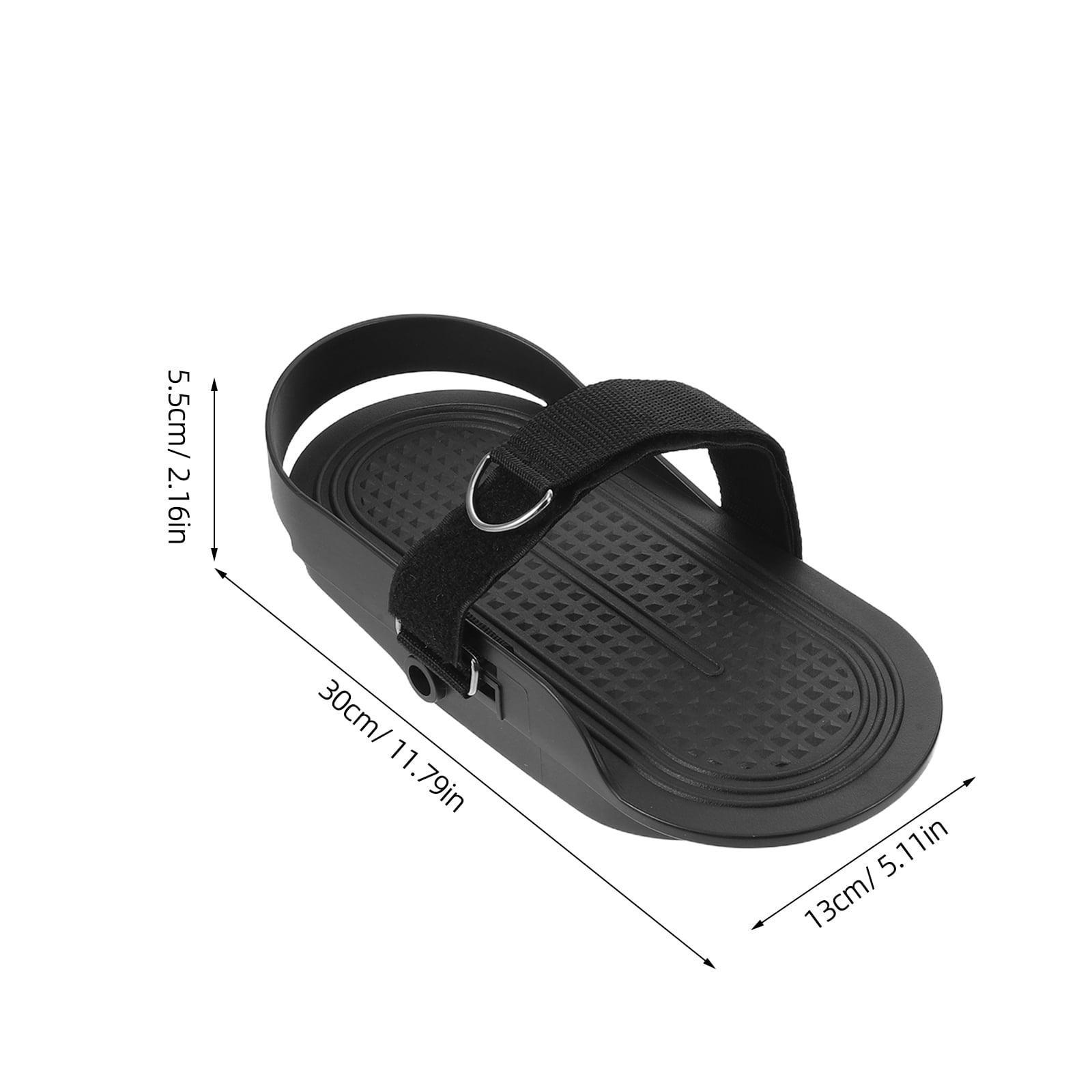 BESTYASH 2-Pack Black Replacement Foot Pedals for Indoor Rowing Machines with Enhanced Stability and Design