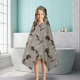 thumbnail image 6 of German Shorthaired Pointer Hooded Bath Towel，50"x30" for Ages 3 To 12 Kids, Quick Dry Lightweight Soft Microfiber Hood Beach Towel Cover Up for Kids, 6 of 7