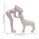 thumbnail image 3 of CaiYueKe Woman and Dog Statue Resin Figurine Home Decor Pet Lover Gift Memorial Keepsake for Shelf Desk Mantel Comforting Sculpture Bond Between Human and Pet, 3 of 7