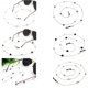 thumbnail image 5 of Cadena para gafas de sol con perlas sintéticas grises/blancas/negras, 5 of 7