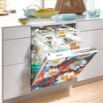 thumbnail image 2 of Yayeee Magnetic Dishwasher Cover for The Front Decoration Home Kitchen Machine Sticker Protector, Vibrant Floral, 2 of 6