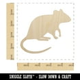 thumbnail image 2 of Rat Solid Wood Shape Unfinished Piece Cutout Craft DIY Projects - 4.70 Inch Size - 1/4 Inch Thick, 2 of 7