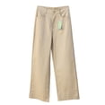 thumbnail image 4 of Women's High-Waisted Straight Leg Pants in Dark Blue, Loose Fit, Casual Wide Leg Trousers for Spring and Summer, 4 of 4