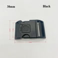 thumbnail image 2 of 5pcs Black Outdoor Tool Adjustable Safety Buckles Plastic Backpack Parts Curved Buckle Lock Bracelet Woven Buckle Side Release Buckles Paracord Bracelet Buckle BLACK 25MM, 2 of 7