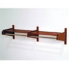 Wooden Mallet 72DCRMH 72 in. Oak Coat and Hat Rack in Mahogany
