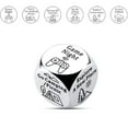 thumbnail image 2 of Food Dice Game Food Decision Dice for Couple Santa Swap Gift Exchange Dice Gifts for Girlfriend Boyfriend Anniversary Steel Gifts Wife Husband White Elephant Christmas Stocking Stuffer Valentine, 2 of 5