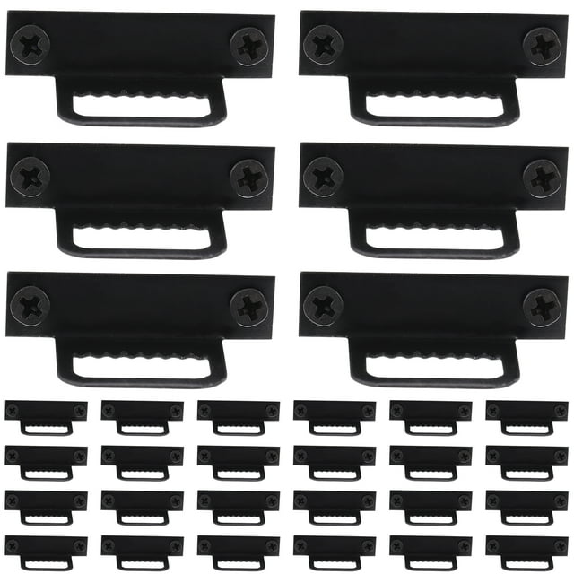 100 Pcs Crochets en Dents de Scie pour Photos Crochets à Double Trou Kit