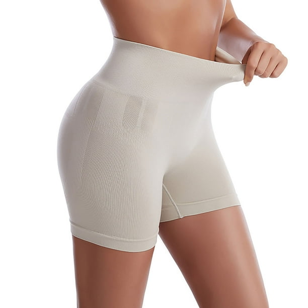XZNGL High Waist Underwear Women Womens Traceless High Waist Flat Angle  Abdominal Tight Shorts with Girdle and Hip Lifting Body Shaping Shorts Underwear  Women Underwear High Waist 