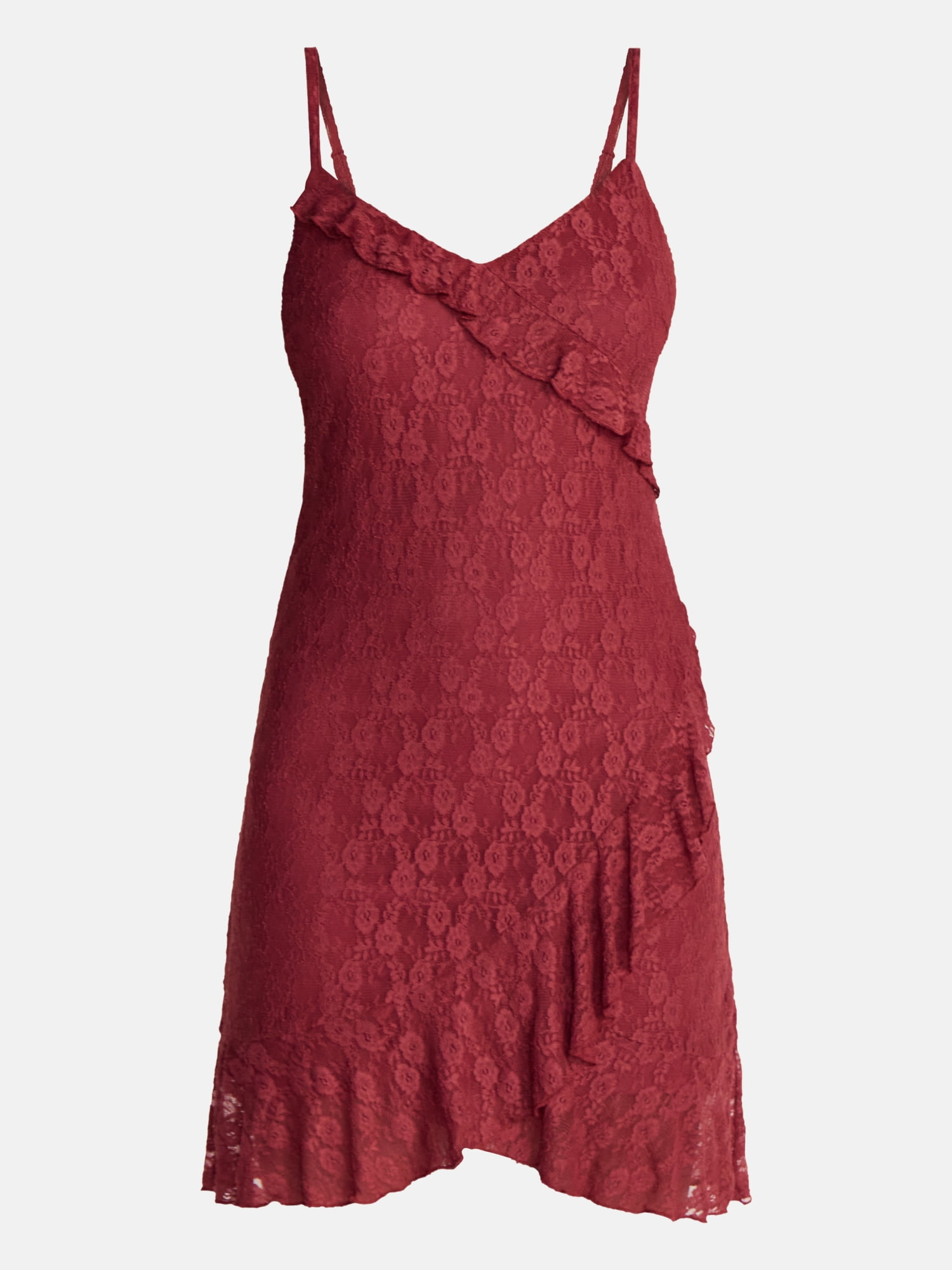 No Boundaries Drop Ruffle Mini Dress, Women’s XXS-XXL