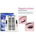 thumbnail image 2 of Reusable Magnetic Eyelashes And 2Tubes Magnetic Eyeliner Kit 5pcs 3D With Tweezers Inside Magnetic Eyeliner Kit, 2 of 5