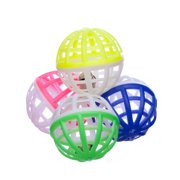 Jeffers Pet Jingle Balls Cat Toy 4 Pack – Colorful Noisemaker Crinkle Toys for Indoor Cats, Kittens, Small Pets – Bell Sound Balls for Chase, Batting, Rolling, Playtime Fun at Home or as Gift Idea