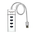 thumbnail image 2 of Moyic 4 puertos USB 3.0 Multi HUB de alta velocidad Divisor Expansión PC de escritorio Adaptador para computadora portátil 4 puertos HUB Cables de computadora Blanco, 2 of 8