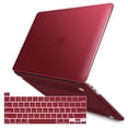 thumbnail image 1 of Funda rígida IBENZER para MacBook Pro 13", rojo vino, M1 M2, 1 of 9
